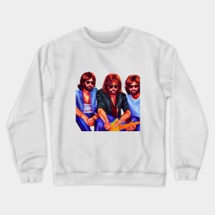 Cartoon de grupo musical británico de Disco Crewneck Sweatshirt